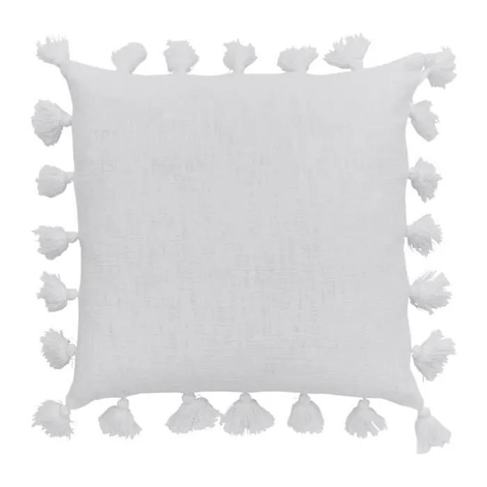 Lene Bjerre Feminia Pyntepude H 60 x B 60 cm - Bomuld - Hvid