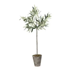 Lene Bjerre Flora Kunstig Oliventræ H 73 cm - Kunststof - Grøn