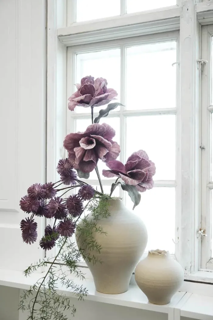 Lene Bjerre Happia Skumblomst L 90 cm - Skum - Lilla