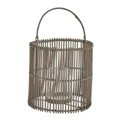 Lene Bjerre Harper Lanterne H 21 x Ø 21 cm - Rattan - Natur