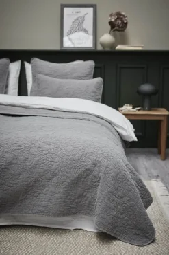 Lene Bjerre Isabelle Pudebetræk B 60 x L 60 cm - Polyester - Grå