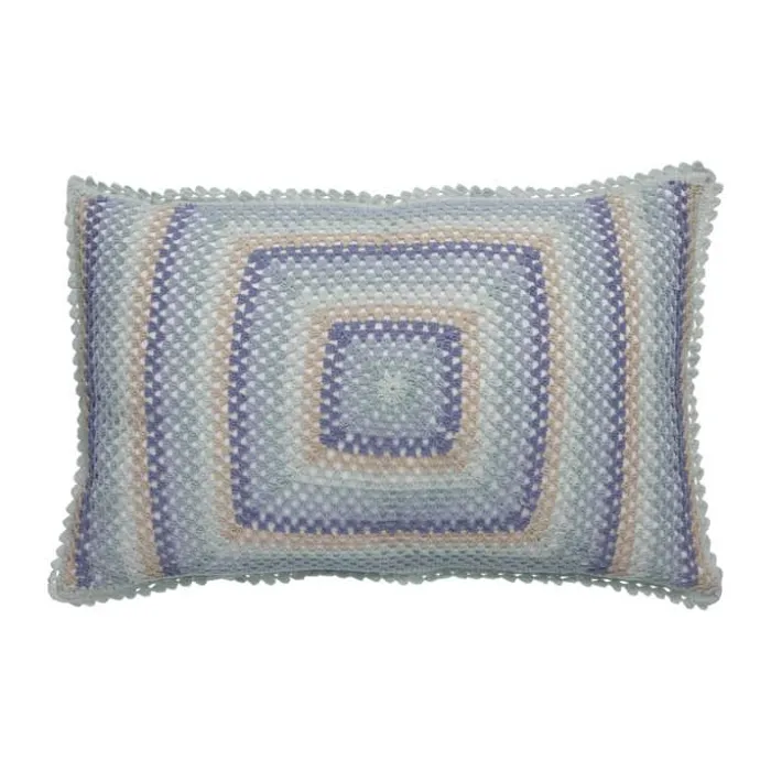 Lene Bjerre Liselle Pude H 40 x B 60 cm - Bomuld - Blå