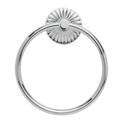Lene Bjerre Liva Håndklædering H 18,5 x B 17,6 x D 6 cm - Zinklegering - Hvid