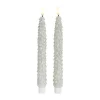 Lene Bjerre Livia LED stagelys H 25 cm - Paraffin - Guldfarvet