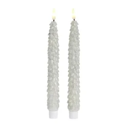 Lene Bjerre Livia LED stagelys H 25 cm - Paraffin - Guldfarvet
