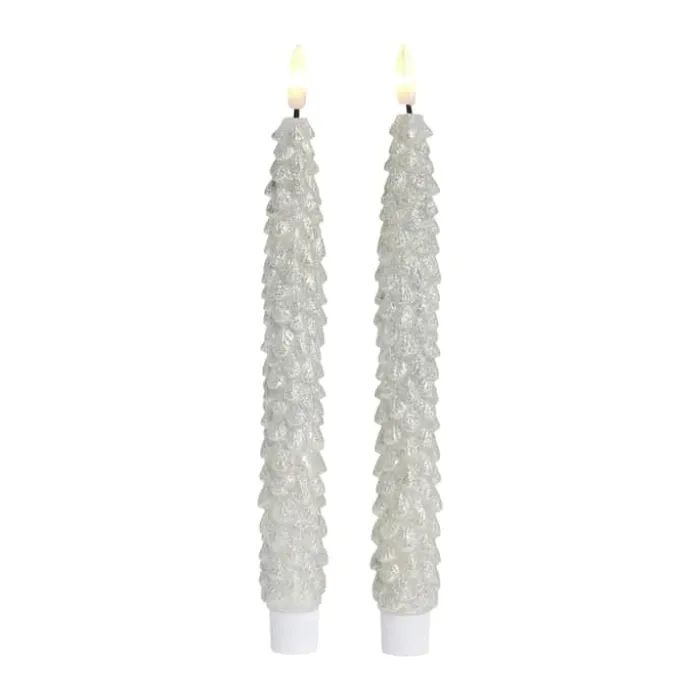 Lene Bjerre Livia LED stagelys H 25 cm - Paraffin - Guldfarvet