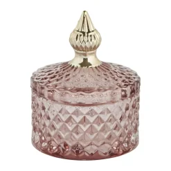 Lene Bjerre Miya krukke H 10,5 - Glas - Rosa