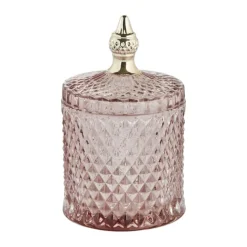 Lene Bjerre Miya krukke H 17,5 - Glas - Rosa