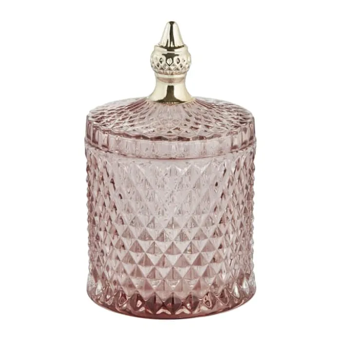 Lene Bjerre Miya krukke H 17,5 - Glas - Rosa