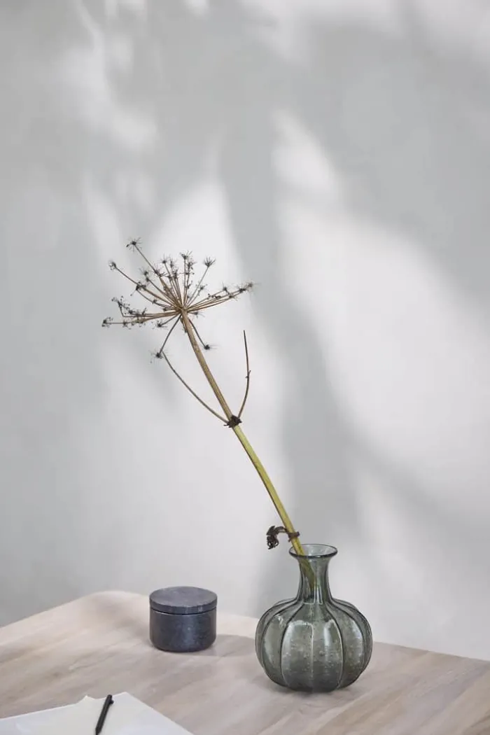 Lene Bjerre Miyanne Vase H 21 cm - Glas - Grå