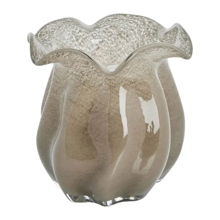 Lene Bjerre Scarlett vase H 20 cm - Glas - Sand