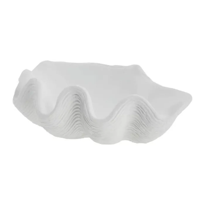 Lene Bjerre Shella Dekoration H 8,3 x B 18,5 x L 25 cm - Polyresin - Hvid