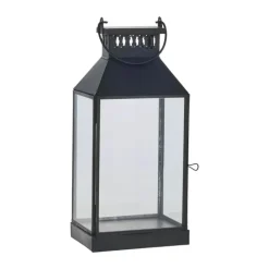 Lene Bjerre Sigrid Lanterne H 30,5 x B 10 x L10 cm - Jern/glas - Sort