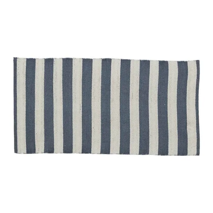 Lene Bjerre Strivie Gulvæppe B 70 x L 140 cm - PP-garn - Grå/hvid