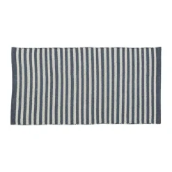 Lene Bjerre Strivie Gulvæppe B 70 x L 140 cm - PP-garn - Grå/hvid