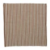 Lene Bjerre Strivie Gulvæppe B 150 x L 150 cm - PP-garn - Brun/hvid