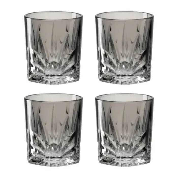 Leonardo Capri Lowball Glas - 4 stk. 33 cl - Glas - Grå