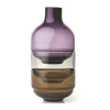 Leonardo Fusione 3-i-1 Vase H 28 cm - Glas - Brun/klar/lilla