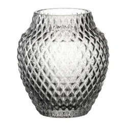 Leonardo Poesia Vase H 11 cm - Glas - Grå