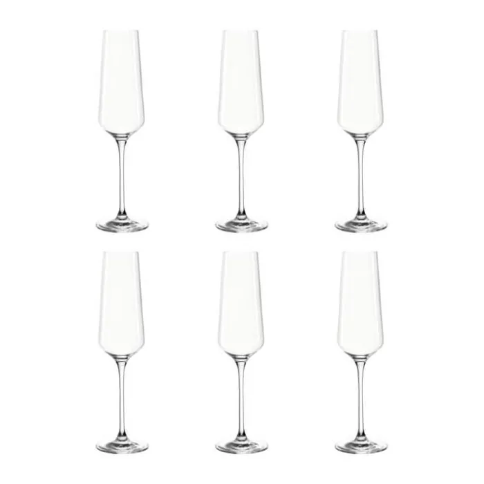 Leonardo Puccini Champagneglas - 6 stk. 28 cl - Glas - Klar