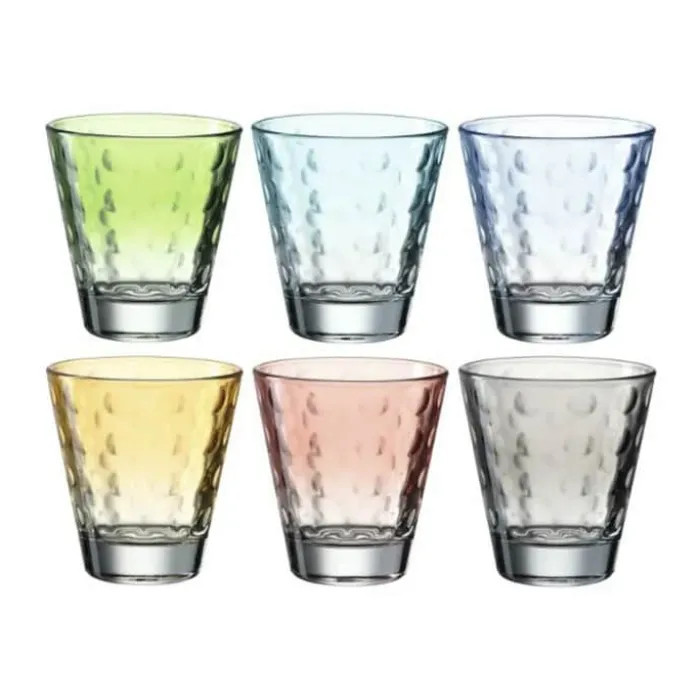 Leonardo Vandglassæt - 6 dele 21,5 cl - Glas - Multifarvet