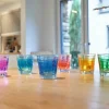 Leonardo Vario Vandglas - 6 dele 25 cl - Glas - Multifarvet