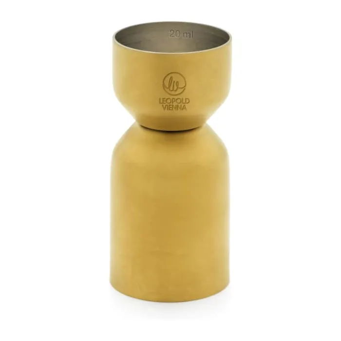 Leopold Vienna Arinto Målebæger 20/40 ml - Rustfrit stål - Guldfarvet