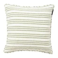 Lexington A Parkside Collection Pudebetræk L 50 x B 50 cm - Bomuld/hør - Hvid/grøn