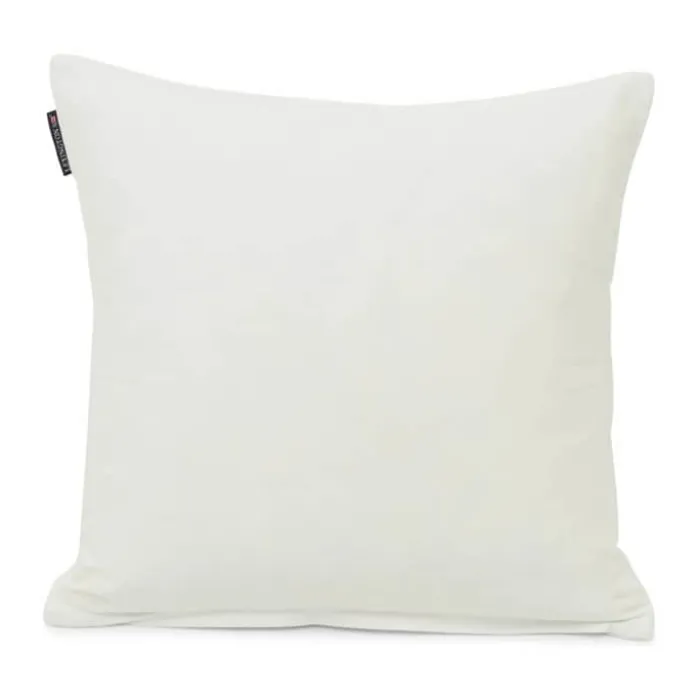 Lexington Arts & Crafts Cotton Twill Pudebetræk H 50 x B 50 cm - Bomuld - Off White/Gray
