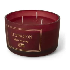 Lexington Holiday Collection 2023 Duftlys Ø 13 cm - Økologisk sojavoks - Red cranberry