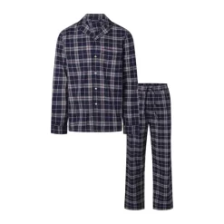 Lexington Holiday Collection 2025 Pyjamassæt - 2 dele Str. XL - Økologisk Bomuld - Blåå