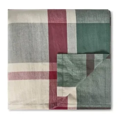 Lexington Holiday Collection 2025 Dug B 150 x L 350 cm - Hør/bomuld - Grøn/Rød/Beige