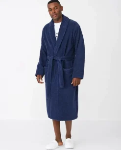 Lexington Icons Original Badekåbe XL - Bomuld - True navy