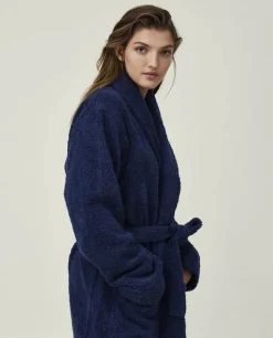 Lexington Icons Original Badekåbe M - Bomuld - True navy