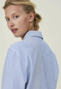 Lexington Icons Pyjamassæt Organic L - Bomuld - Blue/White