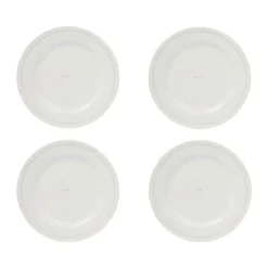 Lexington Middagstallerken - 4 stk. Ø 27,5 cm - Porcelæn - White/Beige