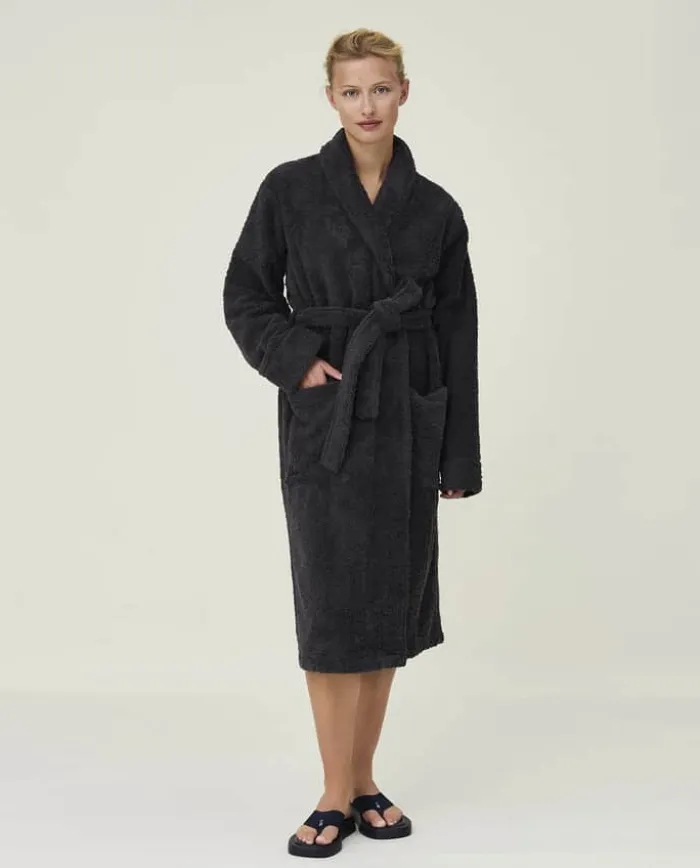 Lexington Original Badekåbe M - Bomuld - Charcoal