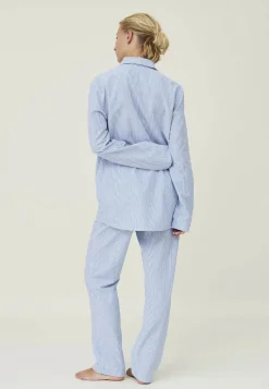 Lexington Pyjamassæt Organic XXL - Bomuld - Blue/White