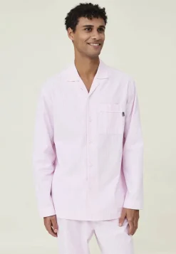 Lexington Pyjamassæt Organic M - Bomuld - Pink/White