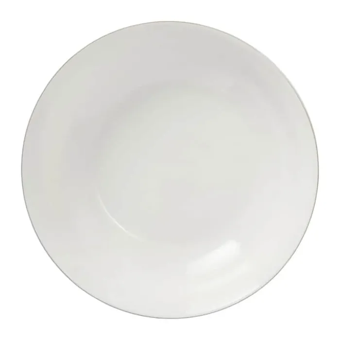Lexington Serveringsskål Ø 22 x H 5,5 cm - Porcelæn - White/Beige