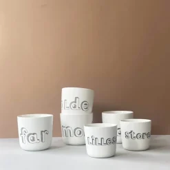 Liebe Kop - Farmor 35 cl - Porcelæn - Hvid