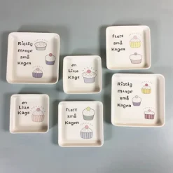 Liebe Serveringsfad B 14,5 x L 14,5 cm - Porcelæn - Hvid