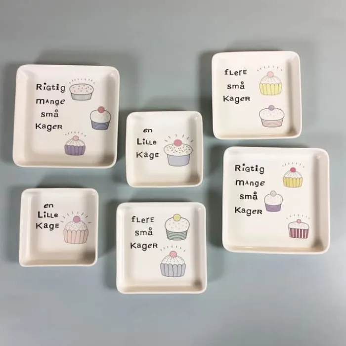 Liebe Serveringsfad B 14,5 x L 14,5 cm - Porcelæn - Hvid