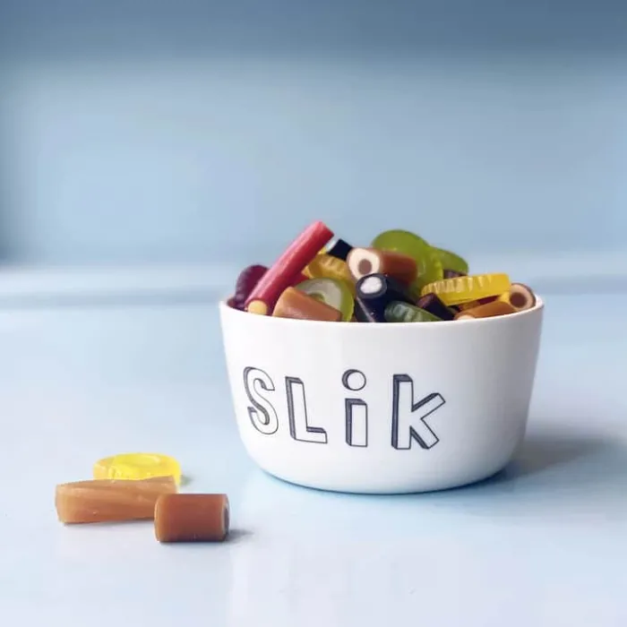 Liebe Skål - Slik Ø 11 cm - Porcelæn - Hvid