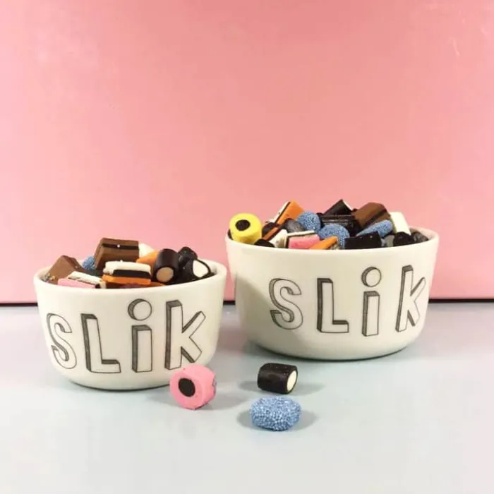 Liebe Skål - Slik Ø 11 cm - Porcelæn - Hvid