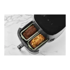 Lékué Airfryer-form - 2 stk. H 9 x B 20 x L 9 cm - Glas - Klar