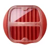 Lékué Bacon Maker L 28 x B 25 cm - BPA-fri plast - Rød