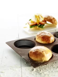 Lékué Bageform til boller Til 6 stk. - Silikone - Brun
