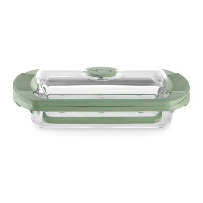 Lékué Glasdampkoger Med bakke - Glas - Klar/grøn