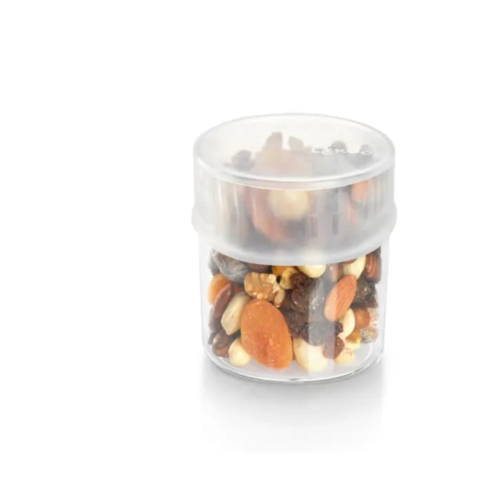 Lékué Stretch Top Låg Ø 11 cm - Platinsilikone - Transparent